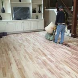 sanding hardwood